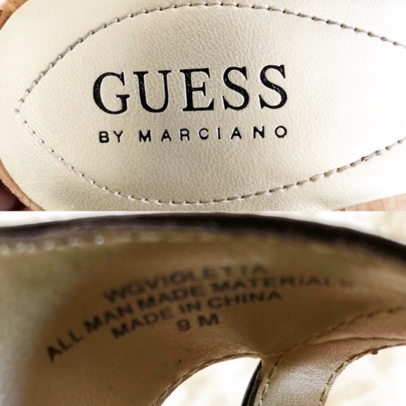 Guess by Marciano Cork Wedge Slingback - Picture 7 of 7